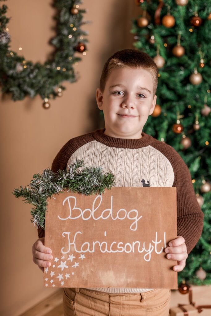 Karácsonyi fotózás - Sümegen